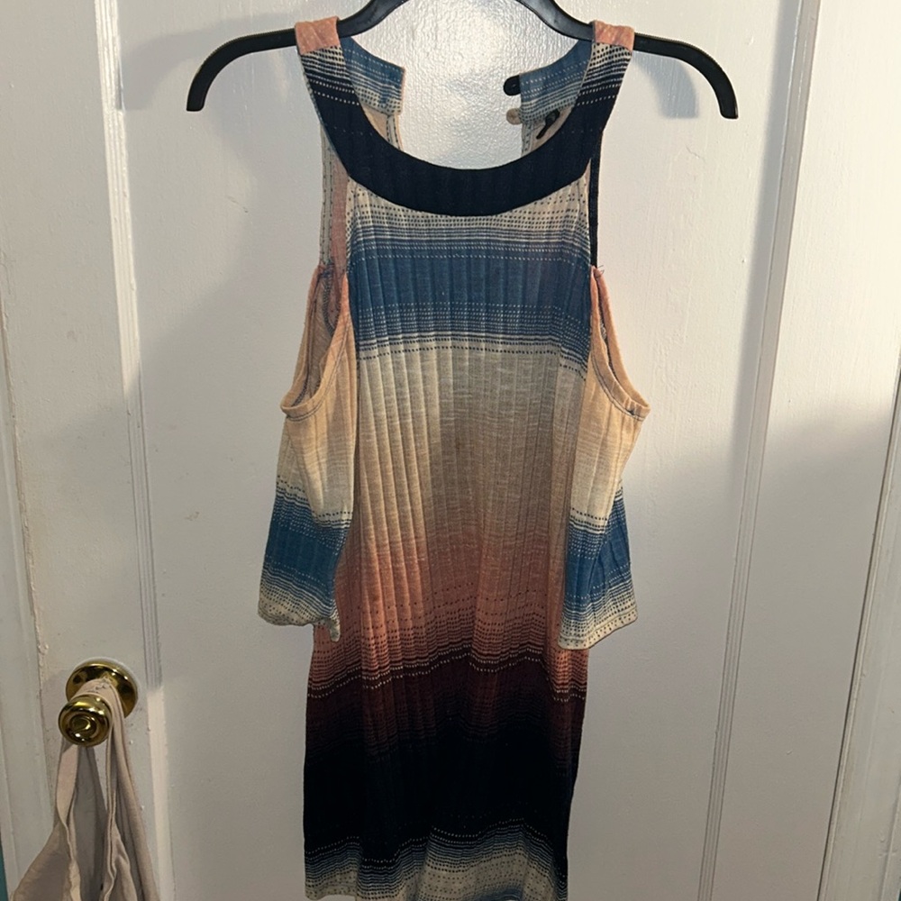 Off the shoulder ombré dress